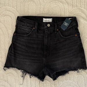 Abercrombie & Fitch Black Jean Shorts